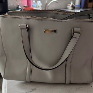 Kate Spade Taupe Leather Tote